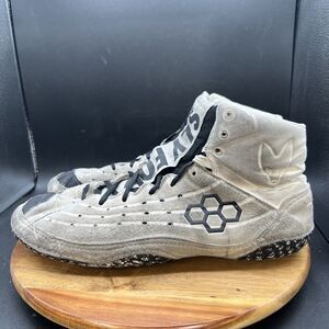 Rudis Mens Size 14 Dave Schultz Sly Fox Grey Wrestling Shoes Sneaker MMA Boxing